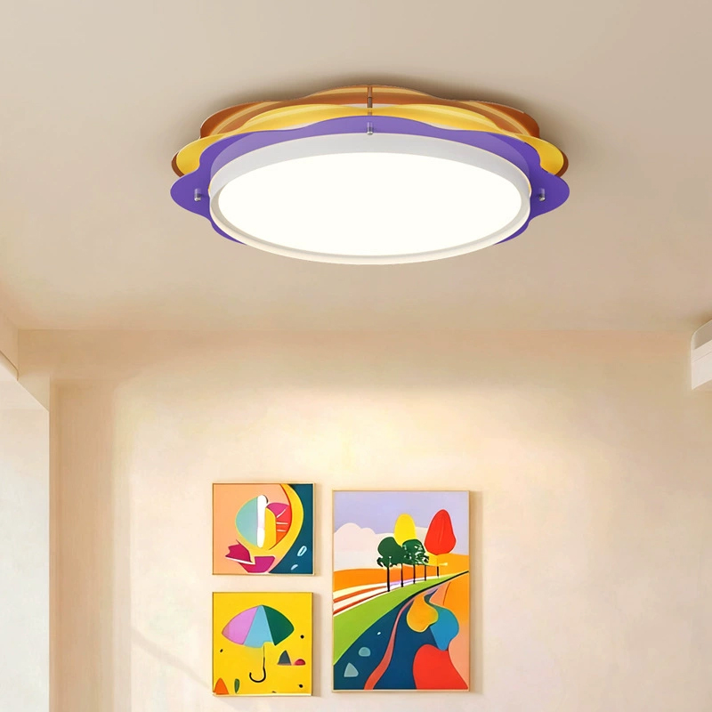 Baby Nursery Ceiling Light - Memphis Farbe Kinderzimmer Deckenlampen LED Runde