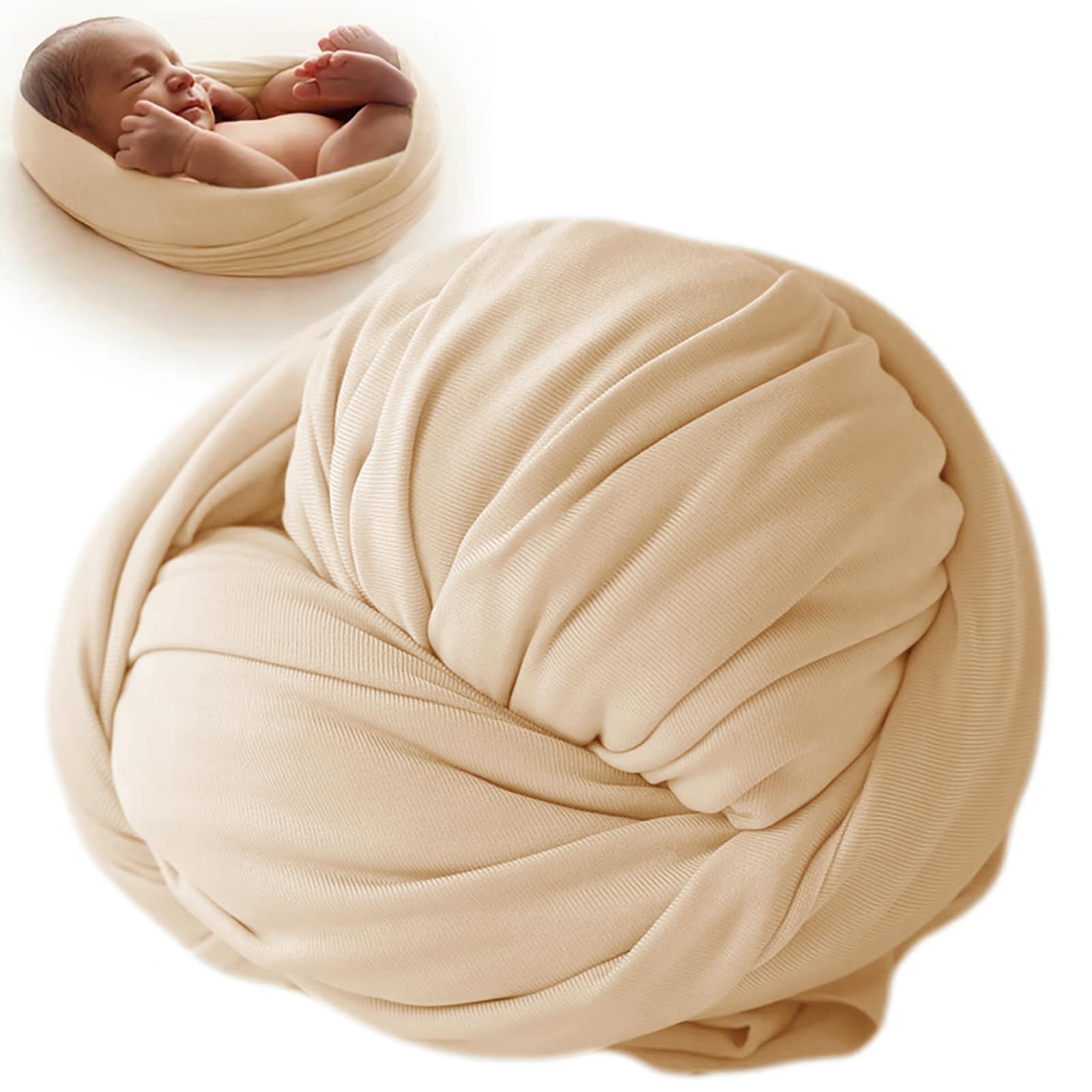Baby Wrap Stretchy - Neugeborenen-Fotografie-Requisiten Dehnbare Baby-Wickeldecke Weicher Säuglings-Posierstoff für