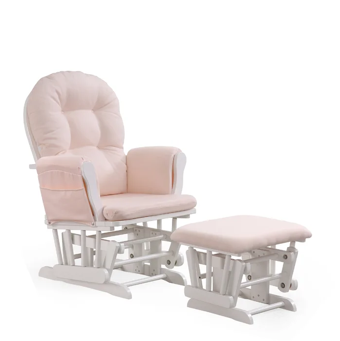 Baby Nursery Rocking Chair - Moderner Holz-Schaukelstuhl für Mütter mit Stillfunktion