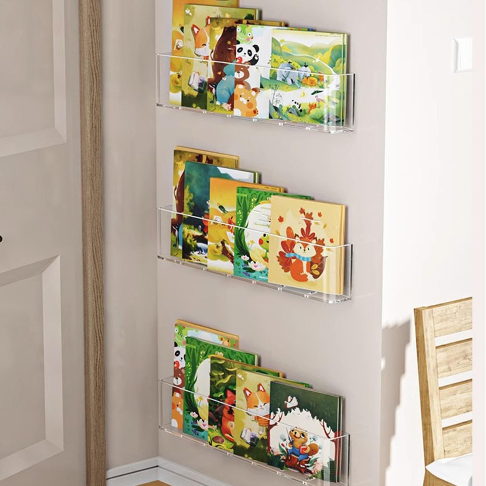 Baby Nursery Floating Shelves - 3 x schwebende Bücherregale, Klassenzimmer, Kinder-Bücherregal,