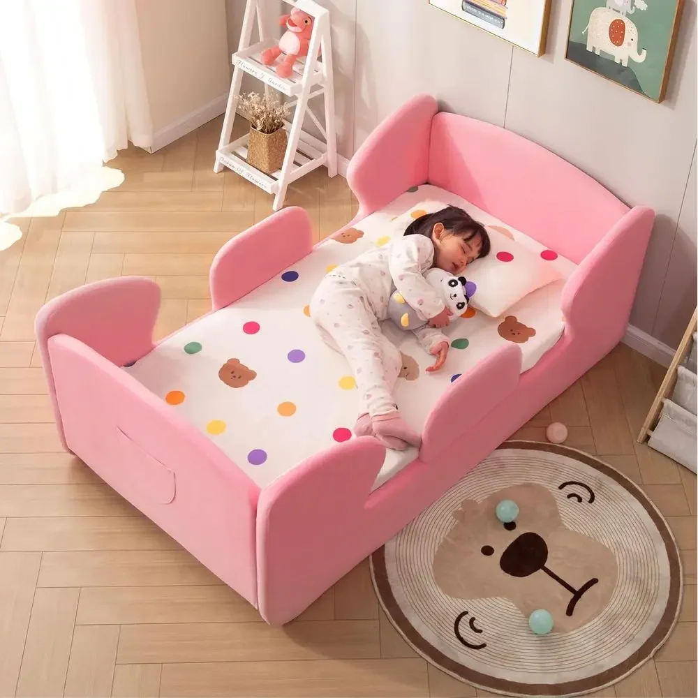 Bed Rail Toddler - Tragbares Kleinkinderbett mit Abnehmbaren Sicherheitsgeländern &