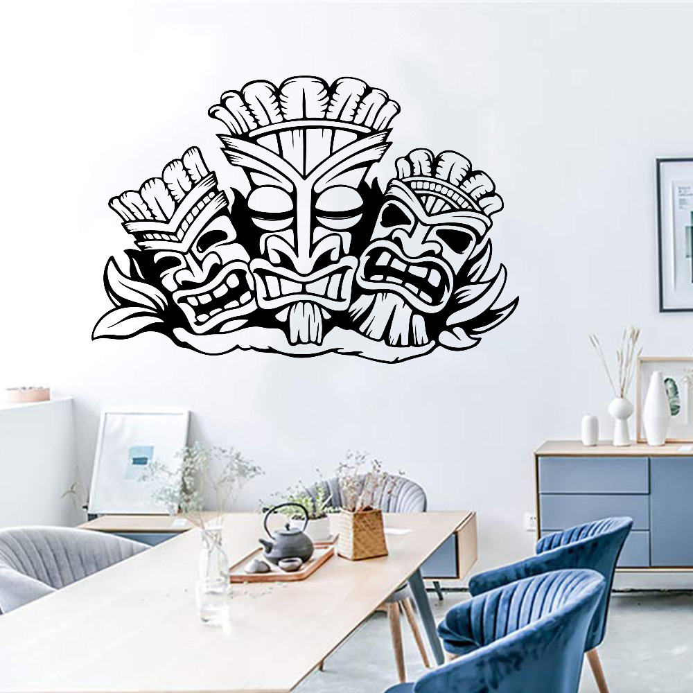 Baby Nursery Wall Decals - Hawaiian Totem Wand Aufkleber Aloha Hawaii