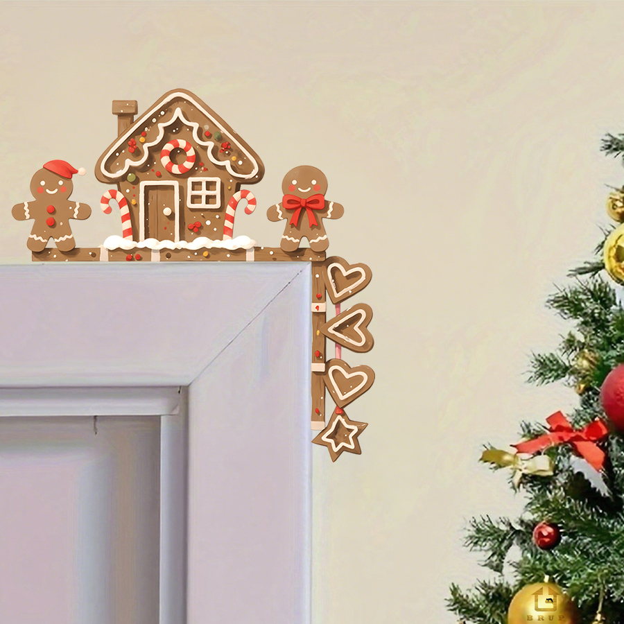 Baby Nursery Wall Decals - Lebkuchenhaus & Mann Weihnachten Wandaufkleber Abnehmbarer