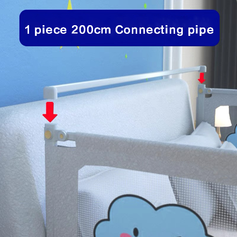Bed Rail Toddler - Verstellbare Bettleiste, Verbindungsschienen für Baby-Laufstall, Sicherheitsbett,