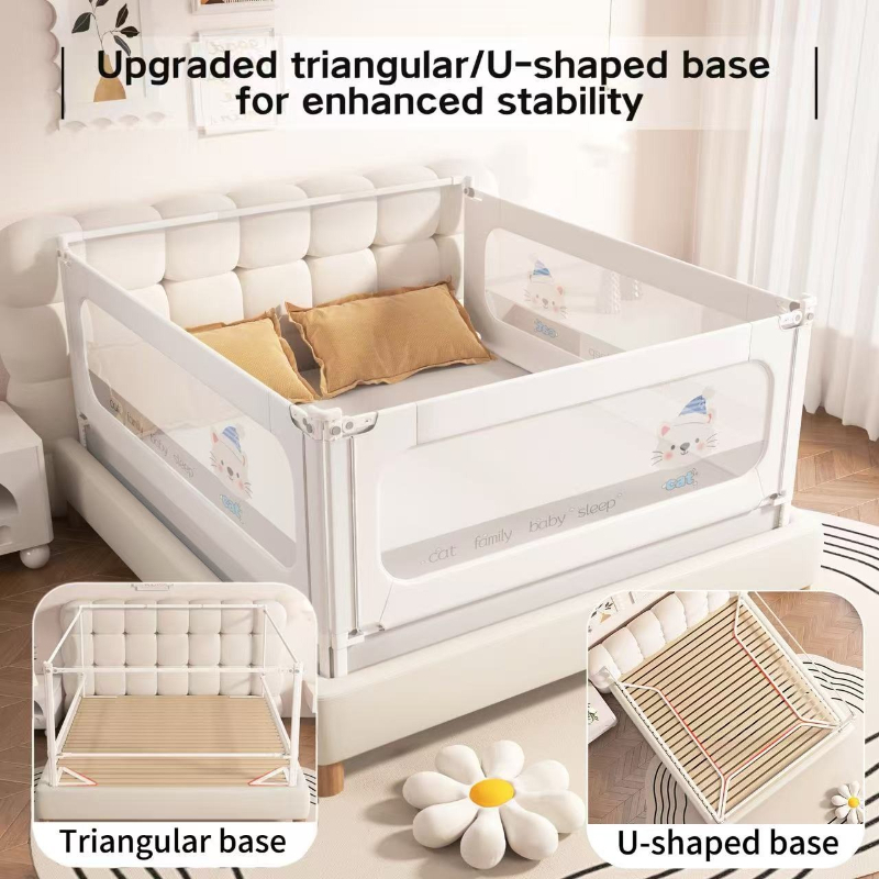 Bed Rail Toddler - 3-teiliger Anzug für Baby-Anti-Fall-Bettzaun-Set – anhebbares