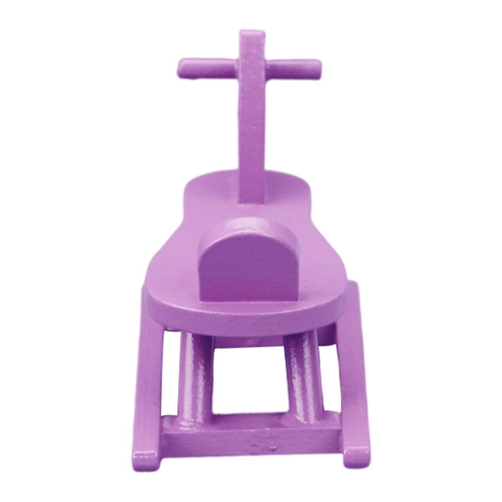 Baby Nursery Rocking Chair - Mini Holz-Puppenhaus Schaukelpferd Stuhl Kinderzimmermöbel Handgefertigt