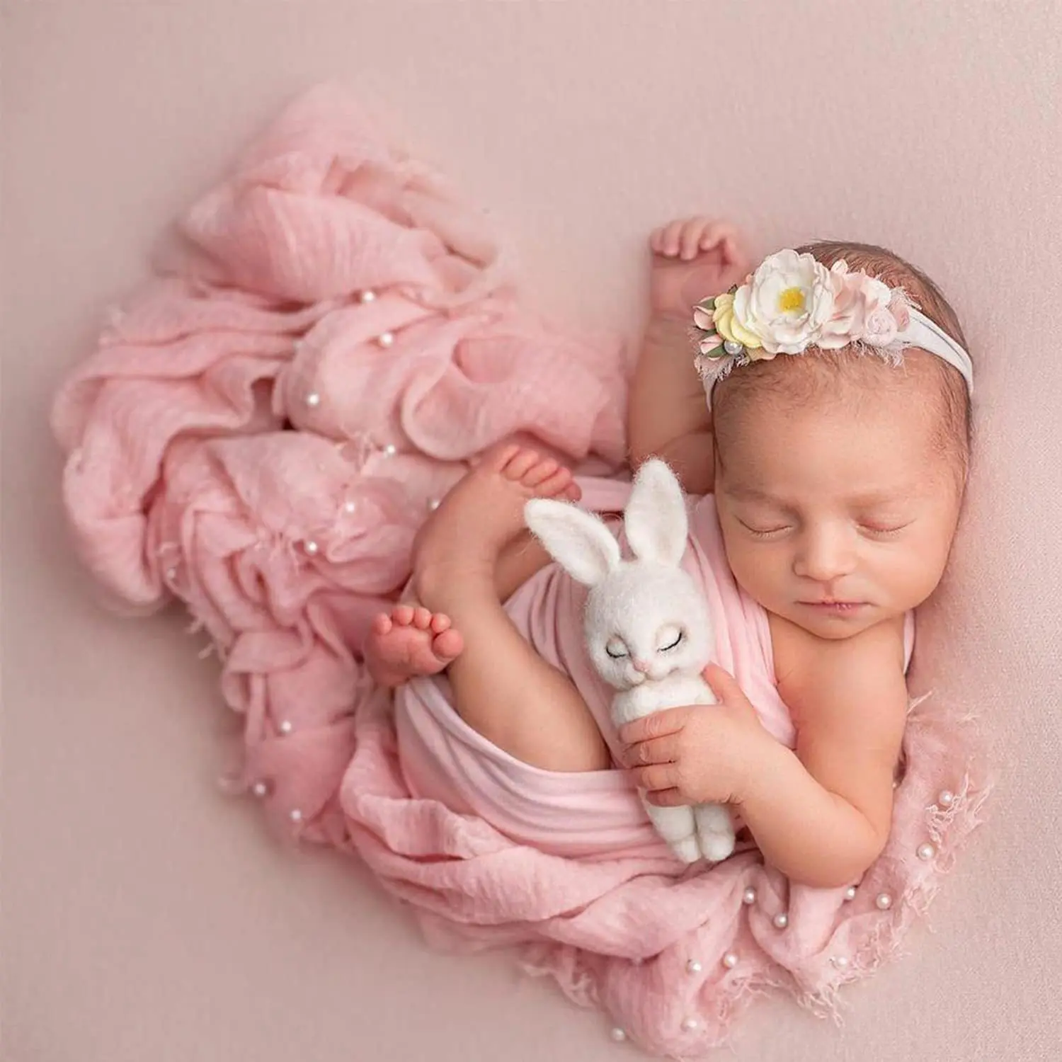 Baby Wrap Stretchy - 90 x 170 cm Foto-Shooting-Requisite, weiches,