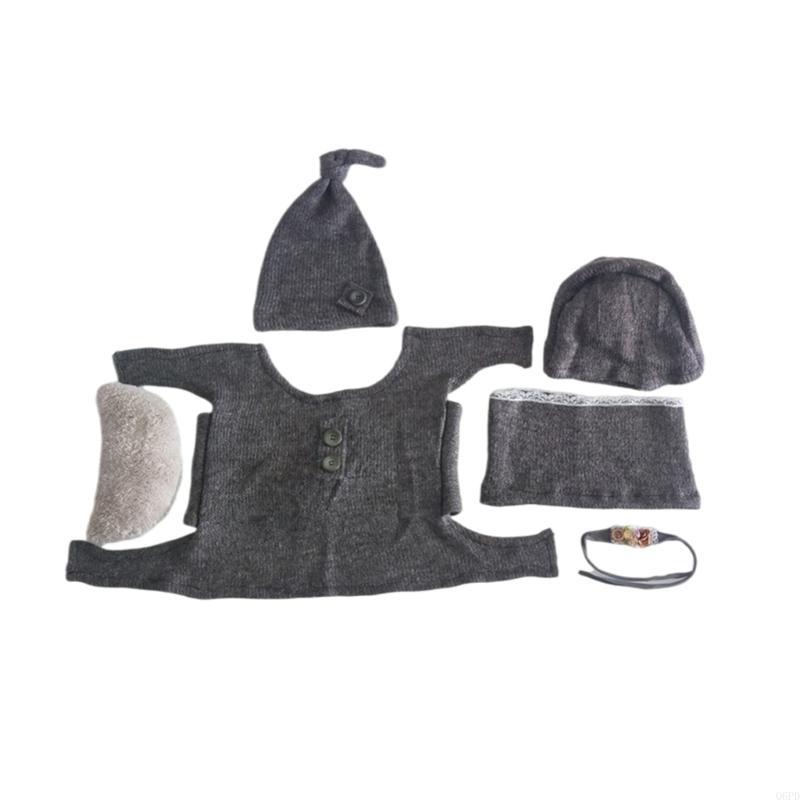 Baby Wrap Stretchy - Babyparty-Geschenk, Fotomütze, Strickmütze, Fotoshooting-Requisiten, Neugeborenen-Foto-Strampler