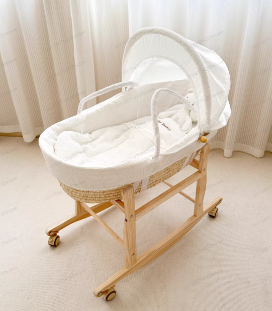 Baby Nursery Rocking Chair - Babywiege, Tragbarer Korb, Bett-in-Bett Neugeborenen-Tragkorb, Baby-Liegestuhl