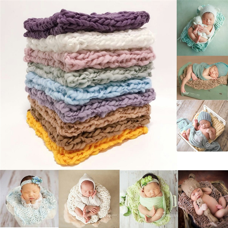 Baby Wrap Stretchy - Neugeborenen Fotografie Requisiten Feines Gitter Elastische