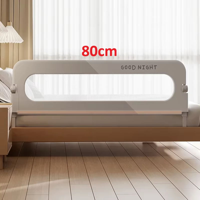 Bed Rail Toddler - IMBABY 80 cm Bettleitplanke, verstellbare Baby-Sicherheitsbettbarriere,