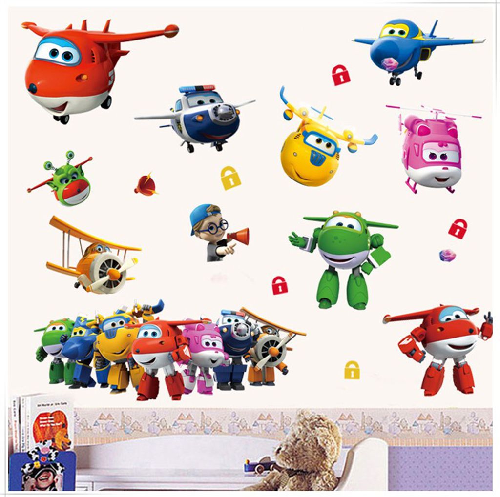 Heißer Cartoon Super Flügel Ve – Baby Nursery Wall Decals Bewertung und Preis