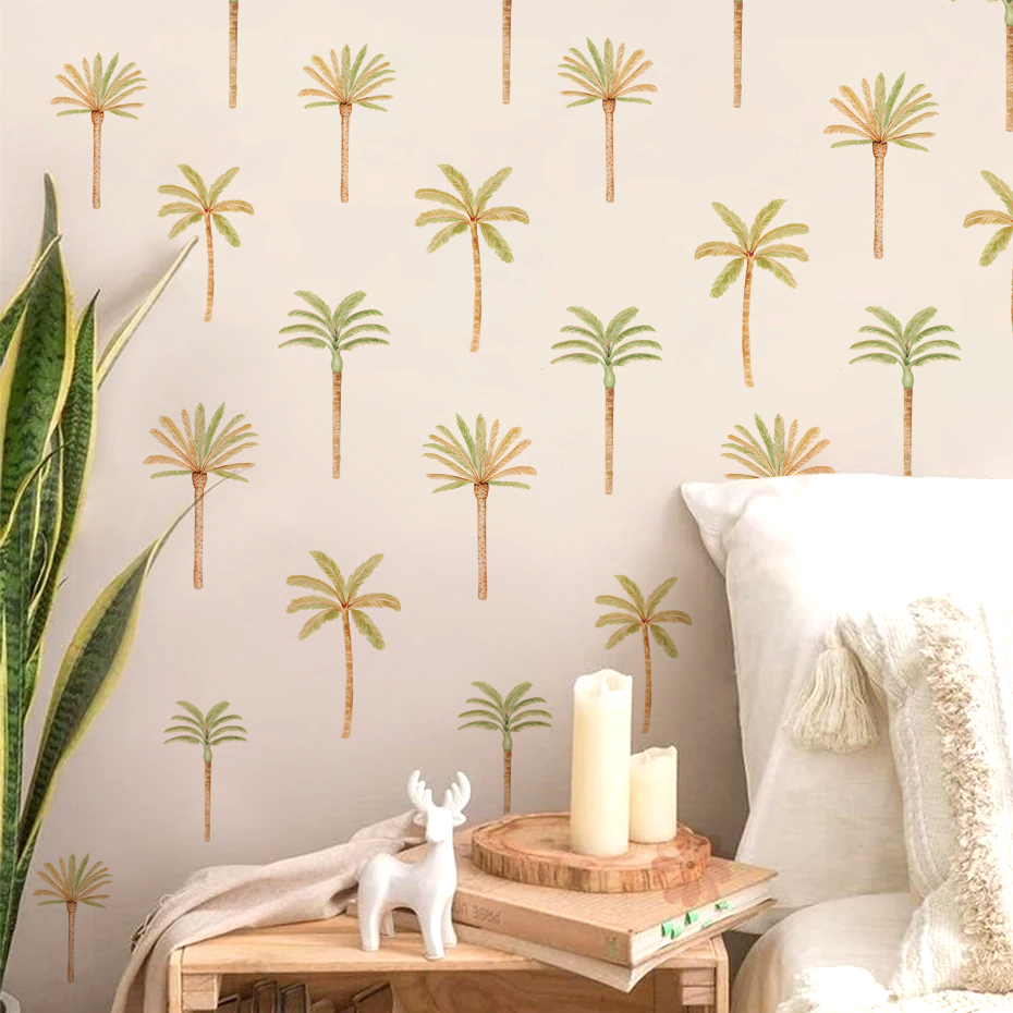 Boho Kokospalme Wandaufkleber  – Baby Nursery Artwork Bewertung und Preis