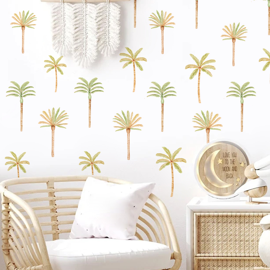 Boho Kokospalme Wandaufkleber  – Baby Nursery Artwork Bewertung und Preis