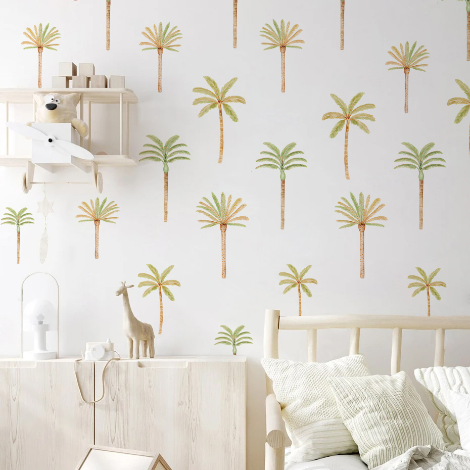 Boho Kokospalme Wandaufkleber  – Baby Nursery Artwork Bewertung und Preis