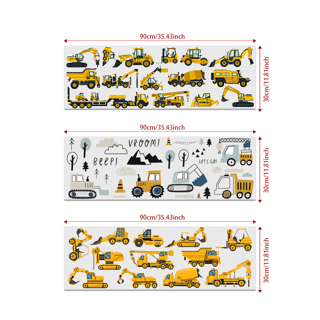 Cartoon Bagger Engineering Aut – Baby Nursery Wall Decals Bewertung und Preis