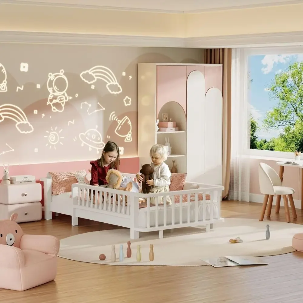 Massivholz-Einzelbett mit Seit – Bed Rail Toddler Bewertung und Preis