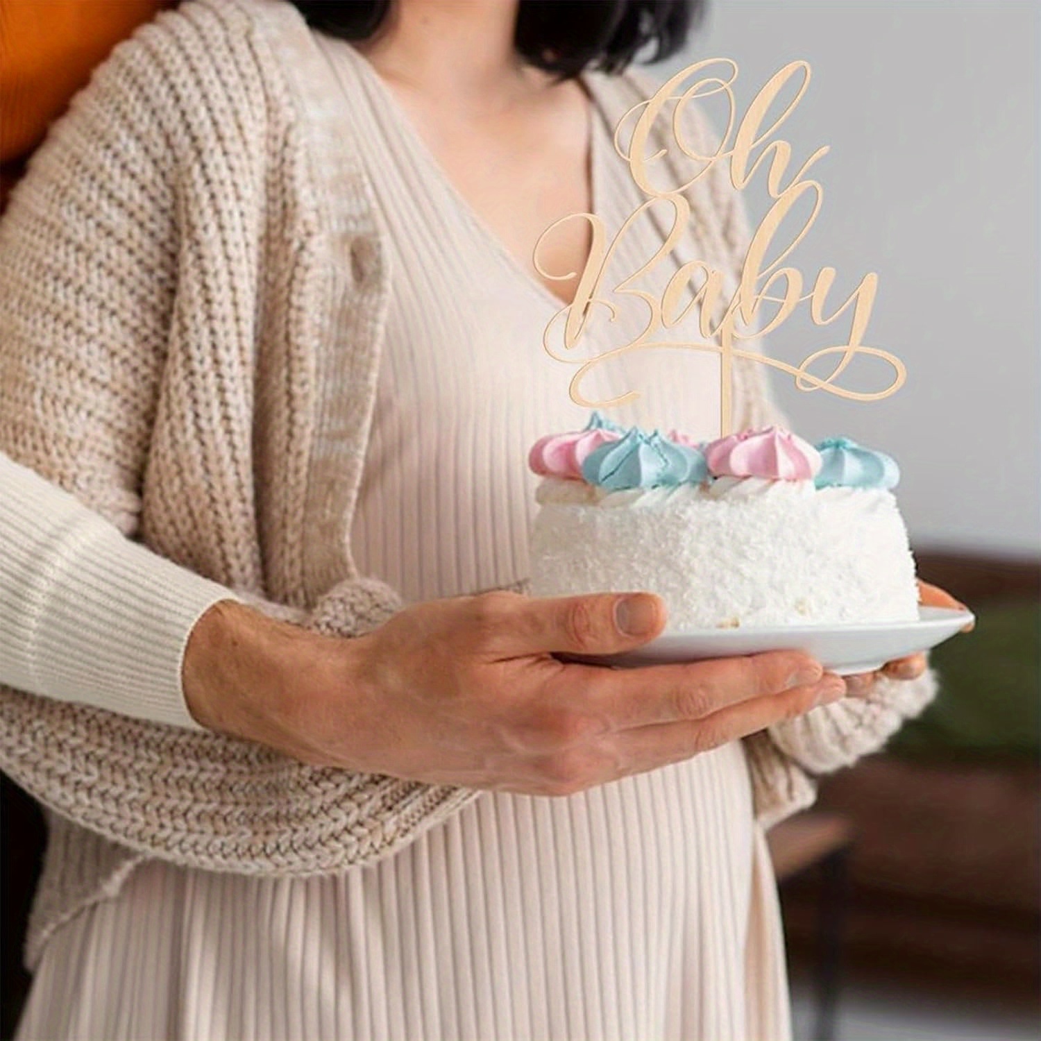 1 Stück oh Baby – Kuchenaufsat – Baby Nursery Artwork Bewertung und Preis