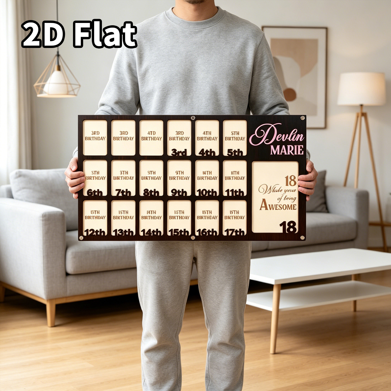 1 Stück Personalisierter Holz- – Baby Nursery Frames Bewertung und Preis