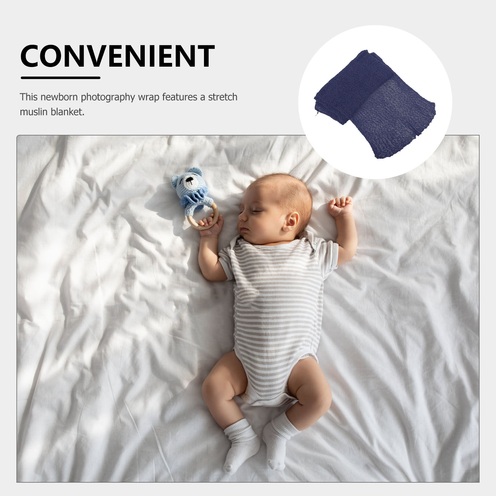 Neugeborenen-Fotografie-Wickel – Baby Wrap Stretchy Bewertung und Preis