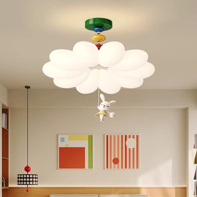 Cremefarbene Kinderzimmer-Blum – Baby Nursery Ceiling Light Bewertung und Preis