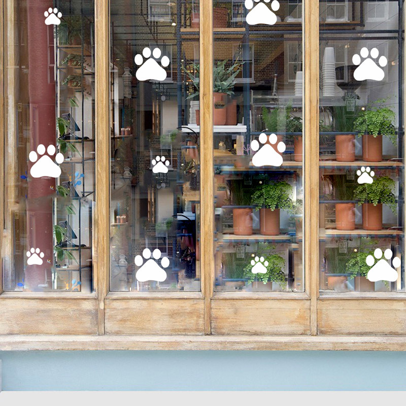 Cartoon Hund Katze Walking Pfo – Baby Nursery Wall Decals Bewertung und Preis