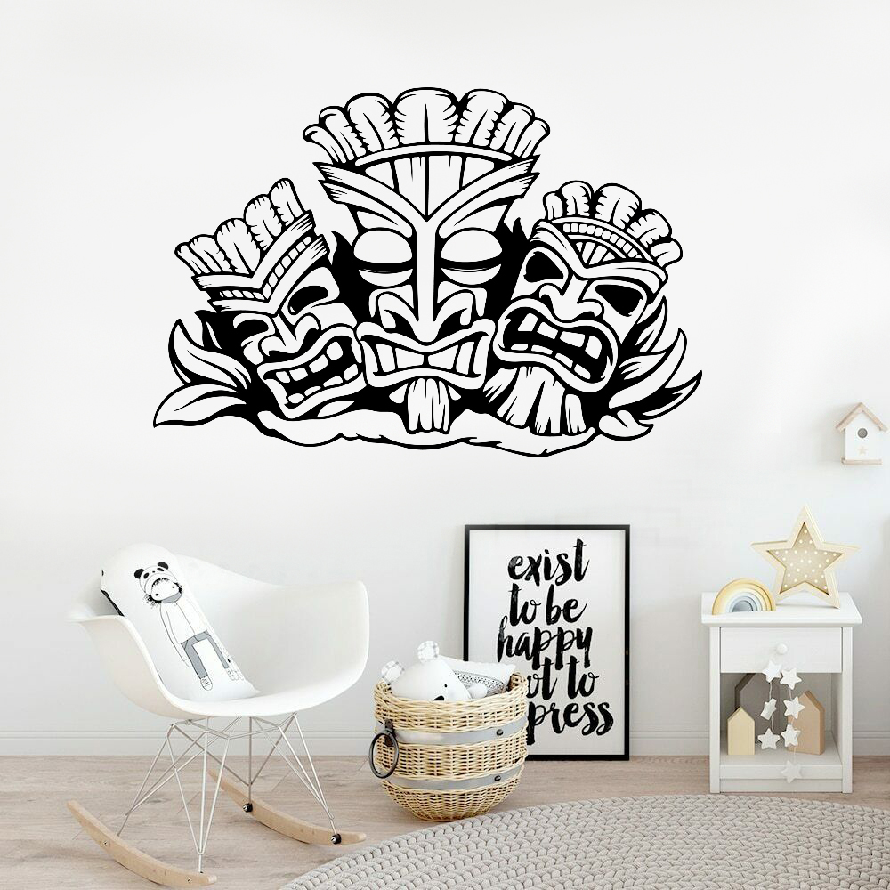 Hawaiian Totem Wand Aufkleber  – Baby Nursery Wall Decals Bewertung und Preis