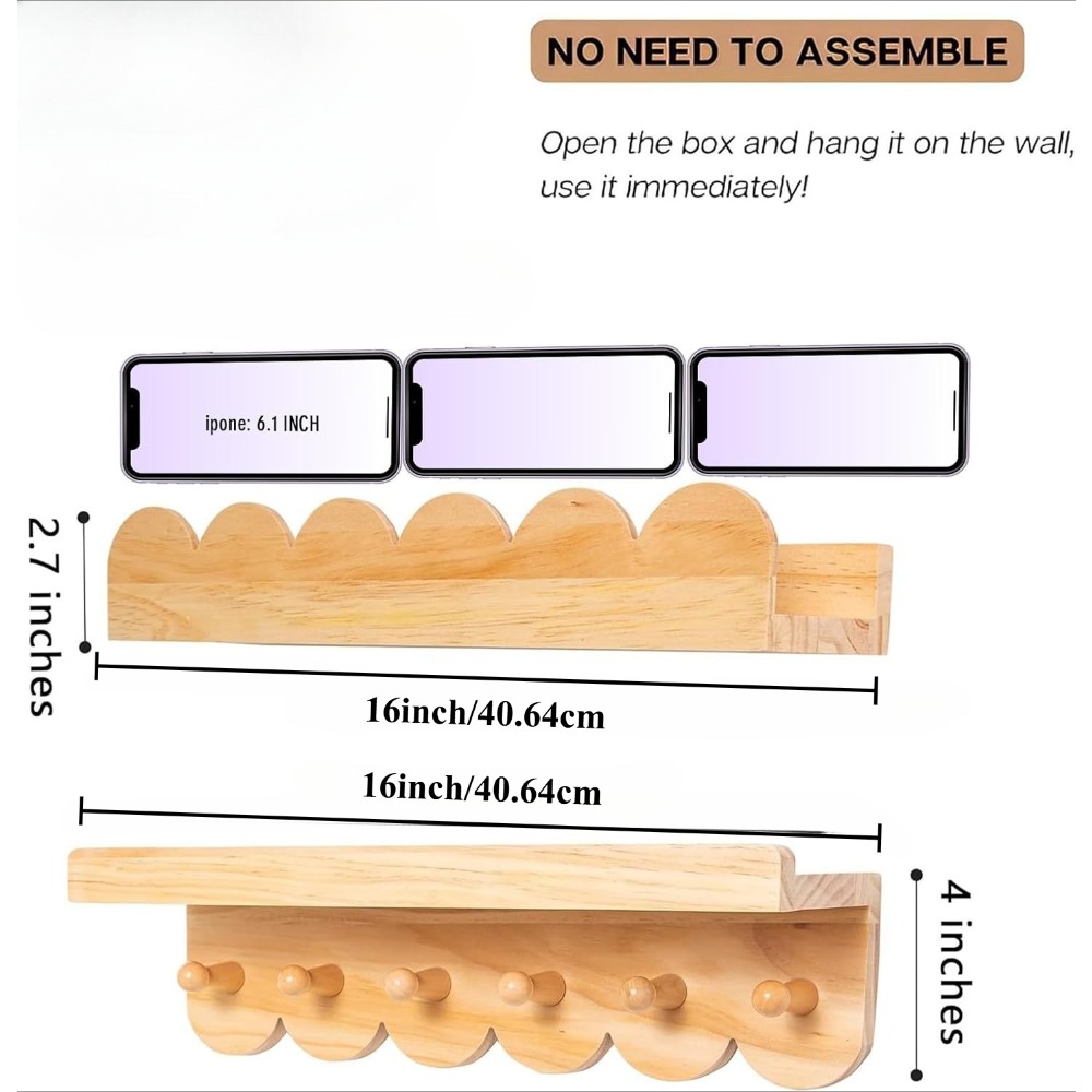 Kinderzimmer-Bücherregale, 3 S – Baby Nursery Floating Shelves Bewertung und Preis