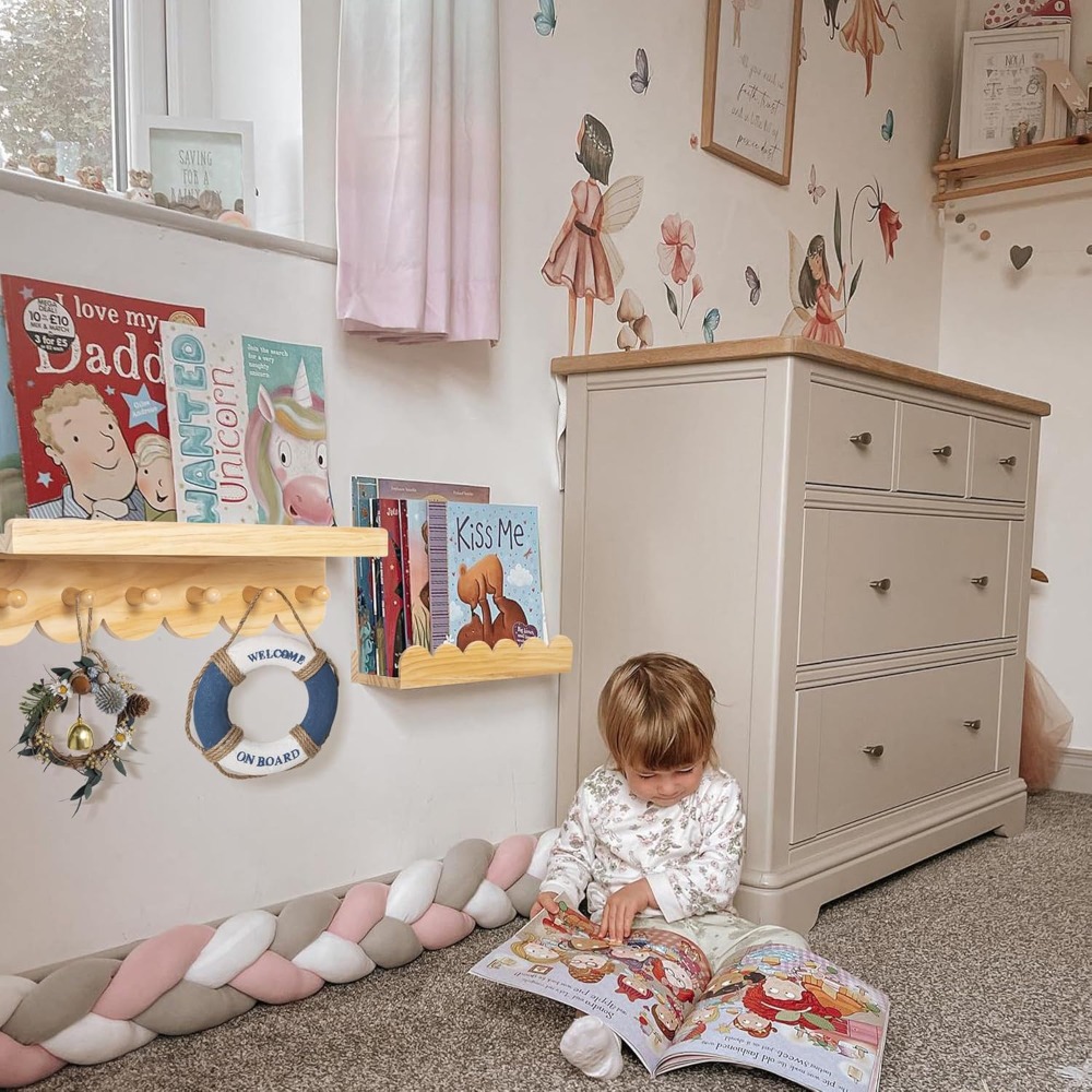 Kinderzimmer-Bücherregale, 3 S – Baby Nursery Floating Shelves Bewertung und Preis