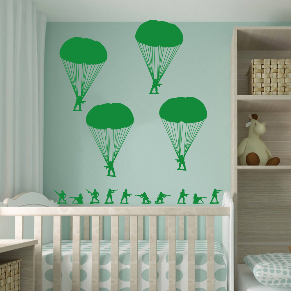 Armee Männer Soldaten Fallschi – Baby Nursery Artwork Bewertung und Preis