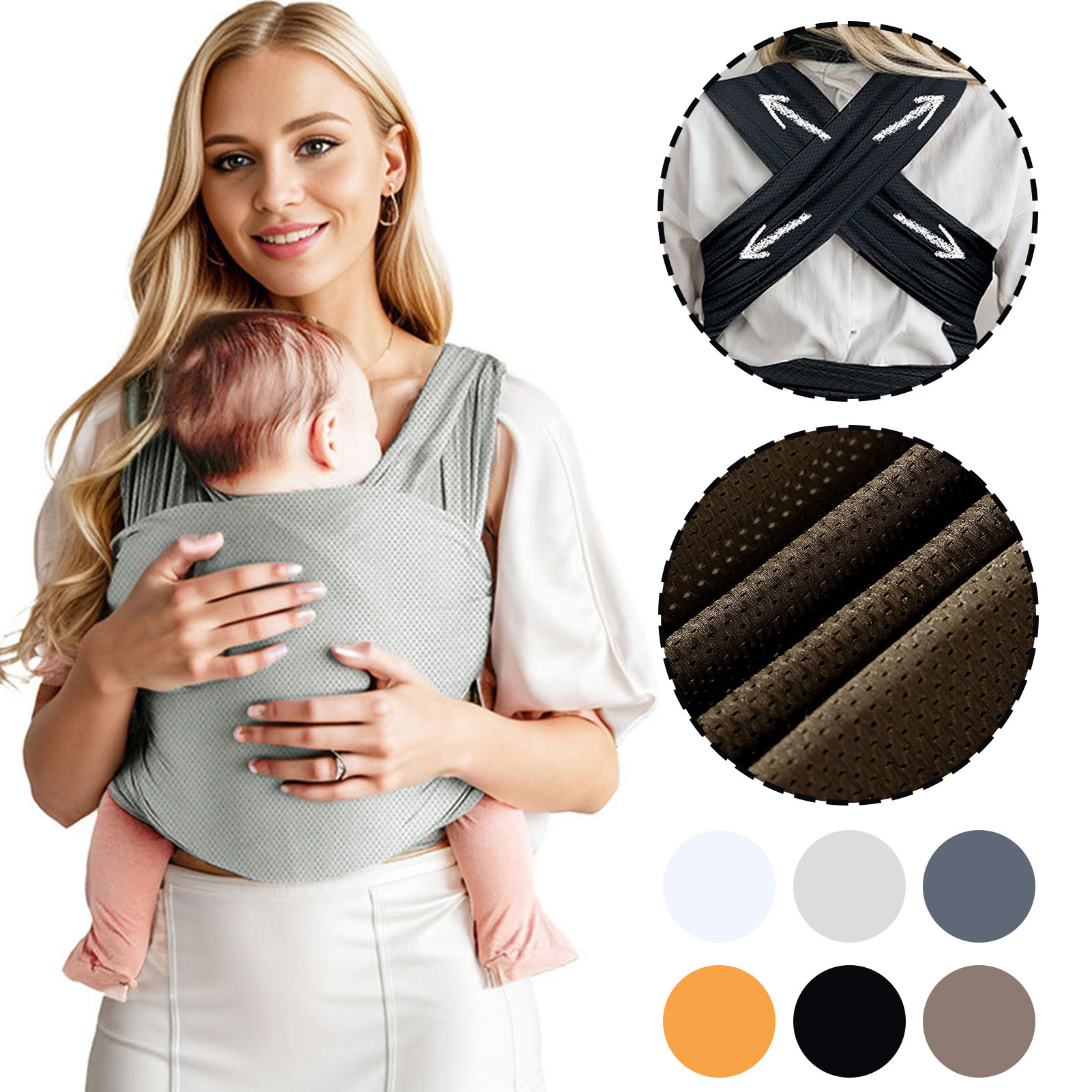 All-in-One Dehnbarer Baby-Trag – Baby Wrap Stretchy Bewertung und Preis
