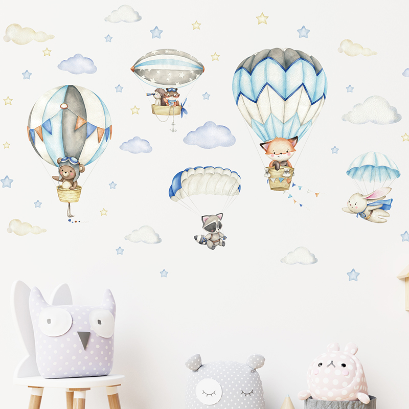 Cartoon Niedliche Tiere Heißlu – Baby Nursery Wall Decals Bewertung und Preis