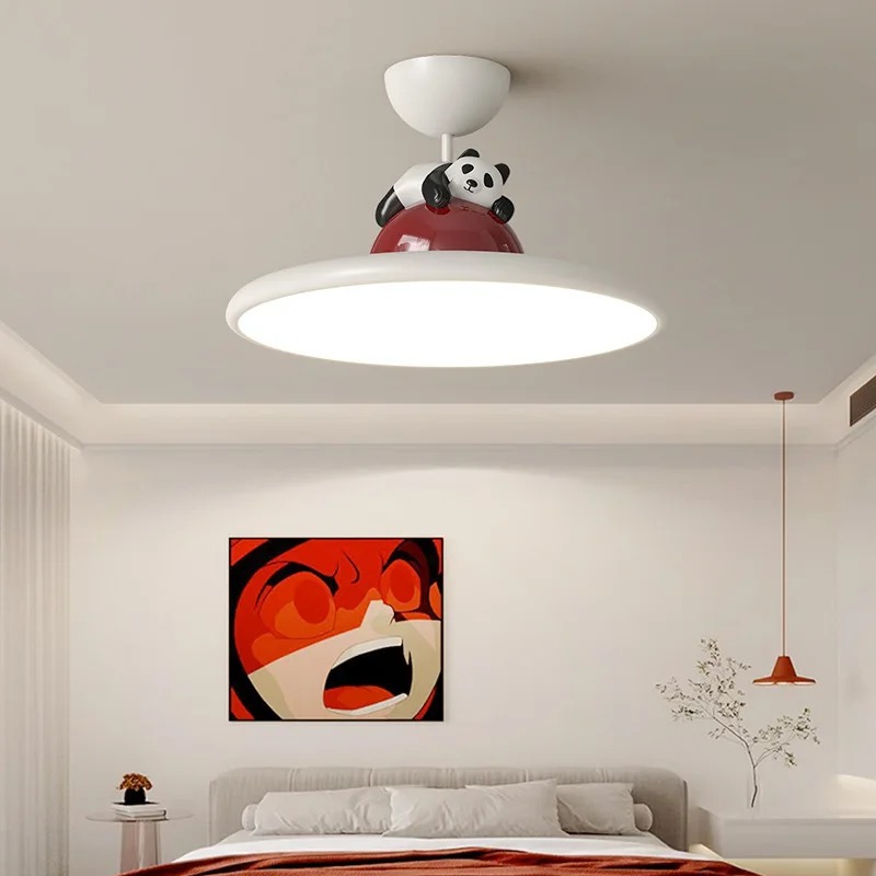 Cartoon Creme Stil Panda LED D – Baby Nursery Ceiling Light Bewertung und Preis