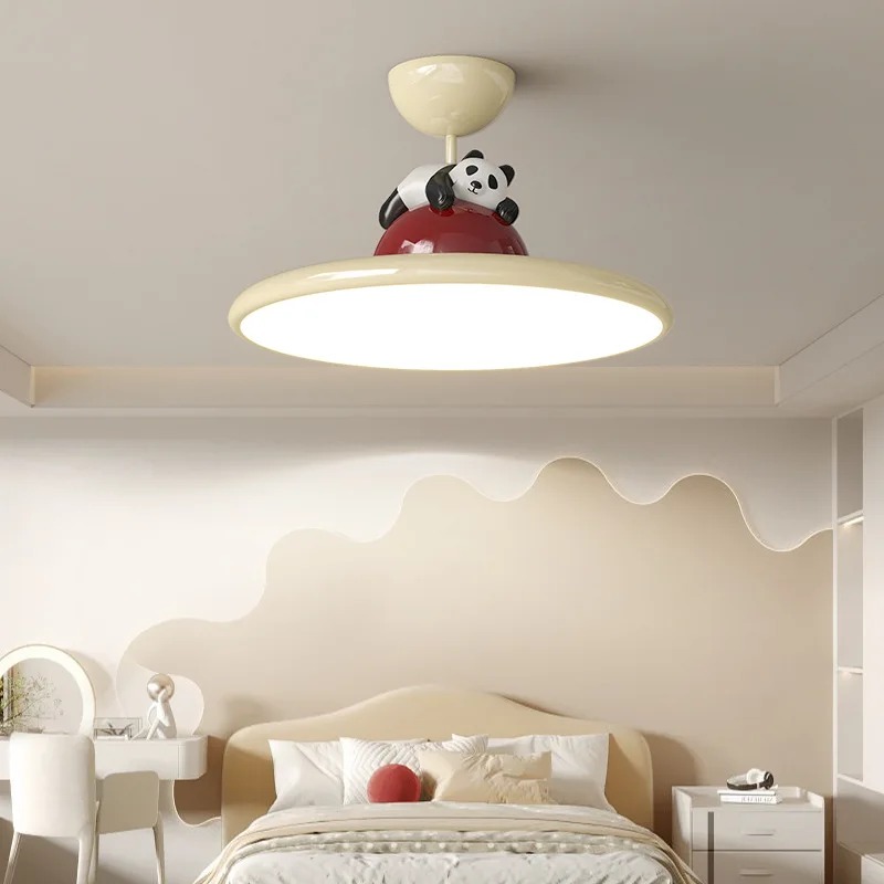Cartoon Creme Stil Panda LED D – Baby Nursery Ceiling Light Bewertung und Preis