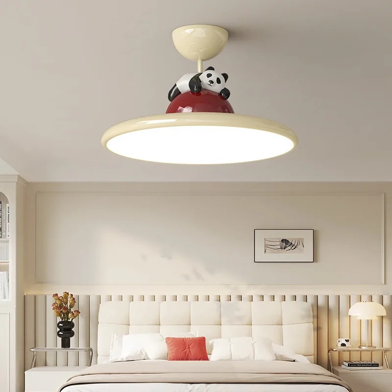 Cartoon Creme Stil Panda LED D – Baby Nursery Ceiling Light Bewertung und Preis