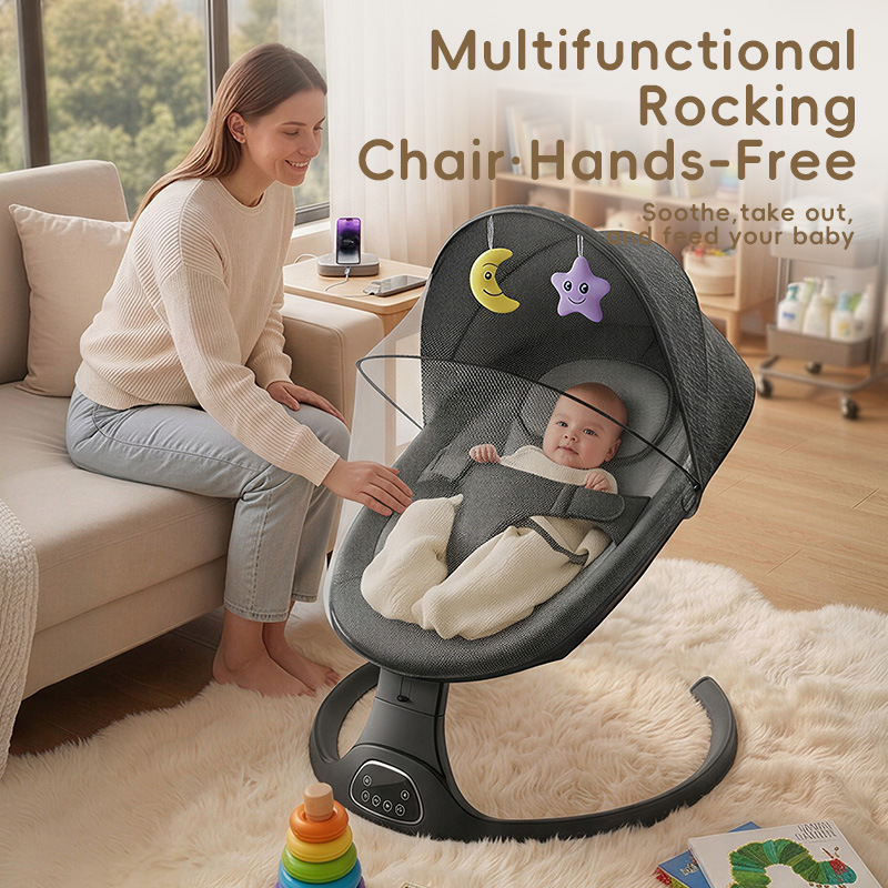 Elektrischer Babywippenstuhl,  – Baby Nursery Rocking Chair Bewertung und Preis