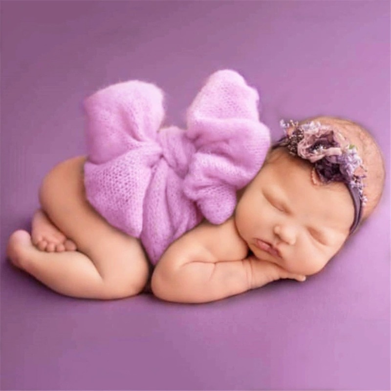 2 Stück Schmetterlings-Bowknot – Baby Wrap Stretchy Bewertung und Preis