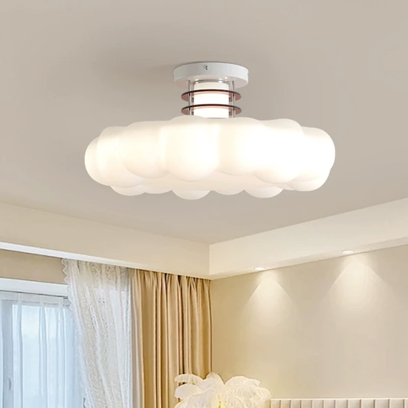 Cremefarbene Wolken-Deckenleuc – Baby Nursery Ceiling Light Bewertung und Preis