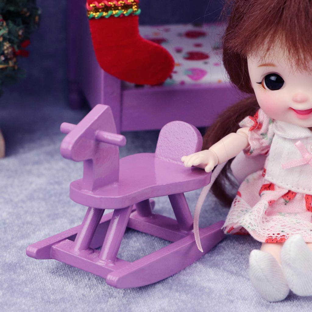 Mini Holz-Puppenhaus Schaukelp – Baby Nursery Rocking Chair Bewertung und Preis