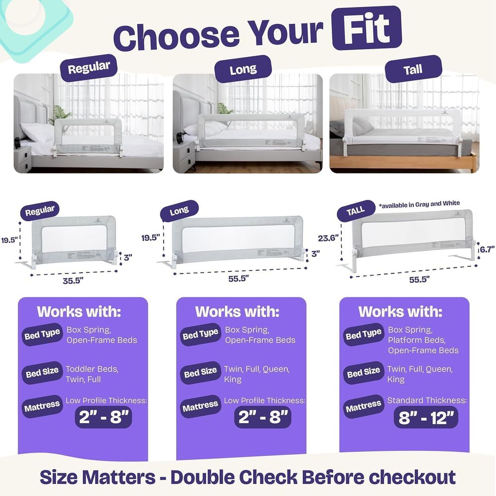 1er-Pack Bettgitter für Kleink – Bed Rail Toddler Bewertung und Preis