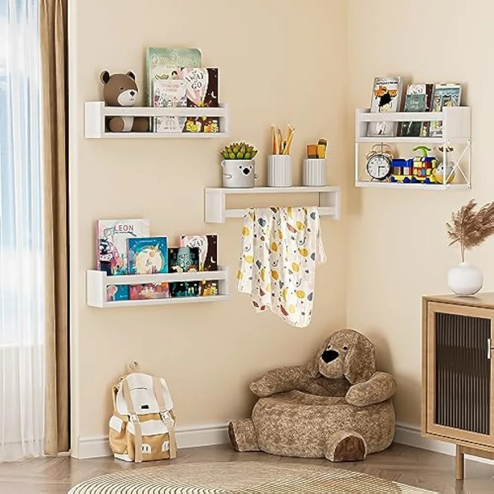 QimCoor Kinderzimmer-Bücherreg – Baby Nursery Floating Shelves Bewertung und Preis