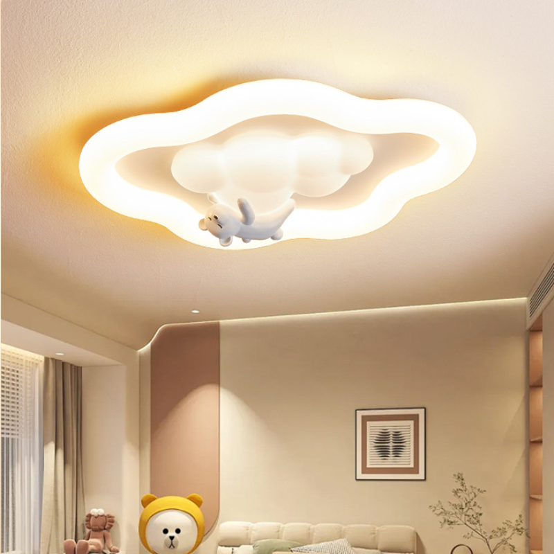 Niedliche weiße Wolken-Deckenl – Baby Nursery Ceiling Light Bewertung und Preis