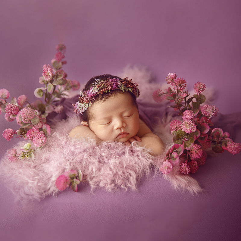 Lila Töne Neugeborenen Fotogra – Baby Wrap Stretchy Bewertung und Preis