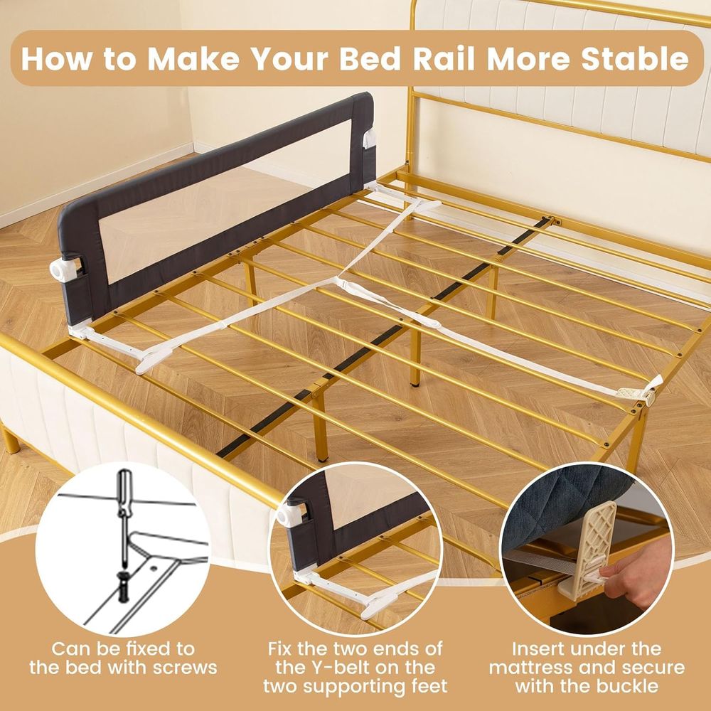 60-Zoll extra langes, tragbare – Bed Rail Toddler Bewertung und Preis