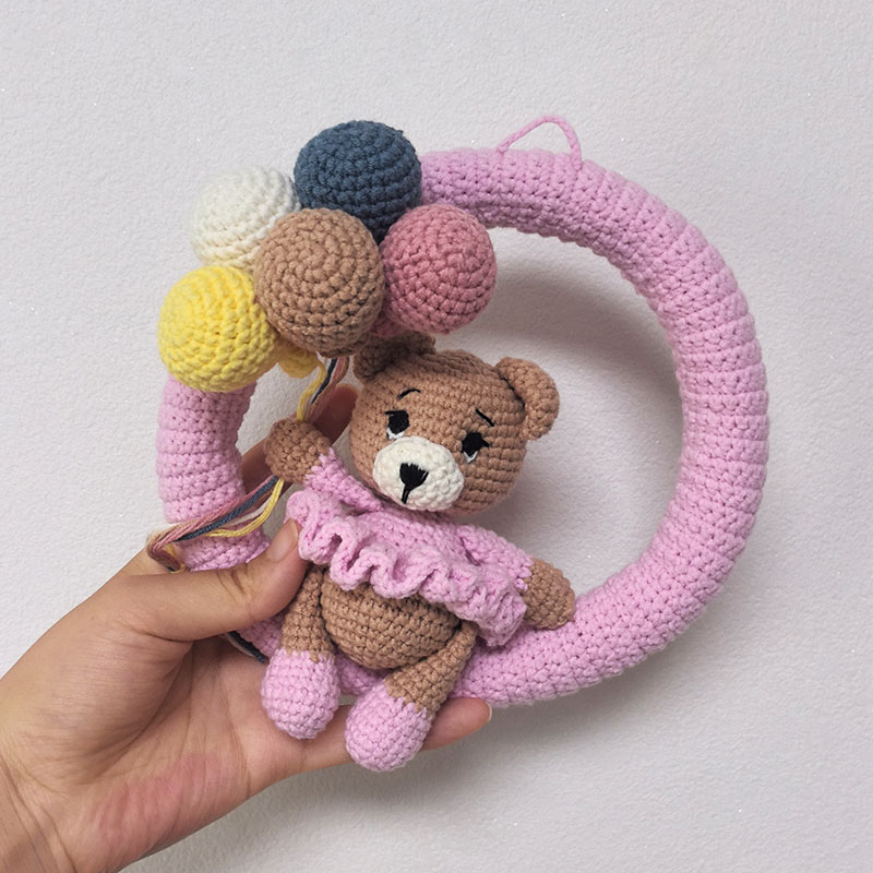 Personalisierter Häkelnadenkra – Baby Nursery Artwork Bewertung und Preis