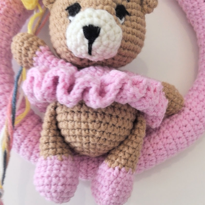 Personalisierter Häkelnadenkra – Baby Nursery Artwork Bewertung und Preis